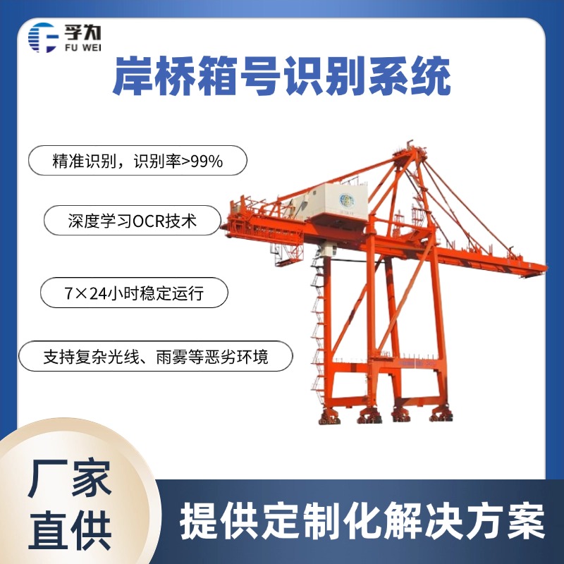 岸橋集裝箱號識別系統 99%全天候識別率